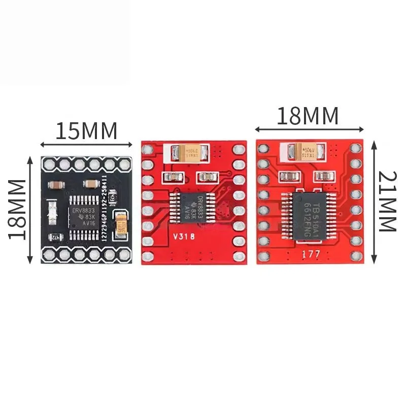 TB6612FN/DRV8833 motor drive module DC motor/self balancing drive car drive board
