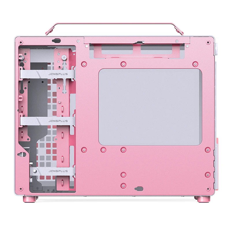 JONSBO Z20 MATX Case TYPE-C Desktop Office Side-Transparent Desktop ITX Computer Case Supports 240Water Cooling Removable Handle