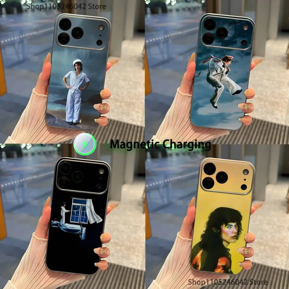 

C-Conan Gray Wishbone Shockproof Transparent gray Phone Case For iPhone 17,16,15,14,13,12,11,Pro,Max,Plus,Magnetic Charging