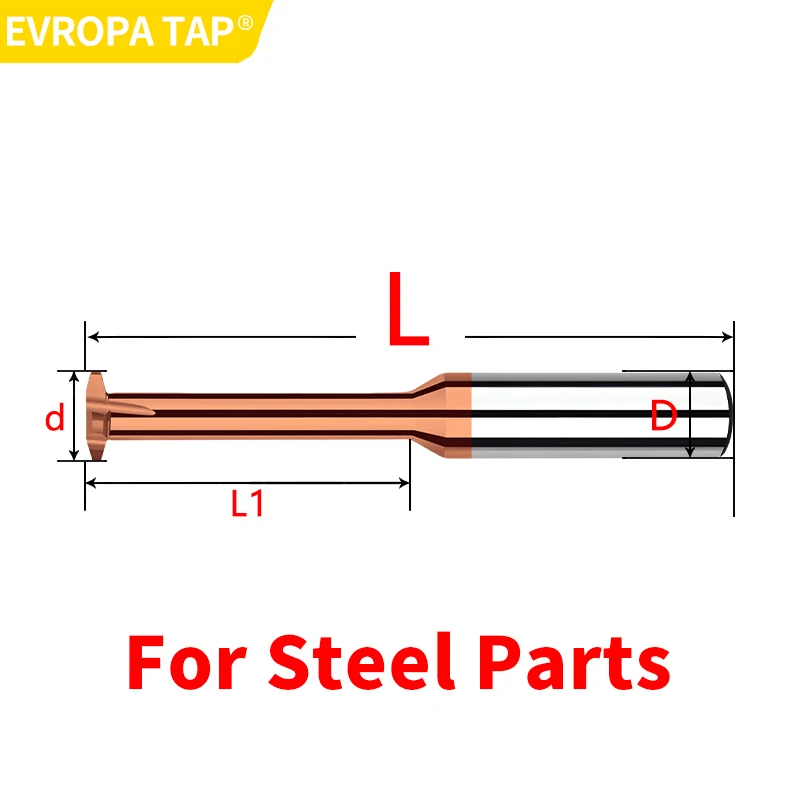

EVROPA TAP TR 50° ACME 29° Trapezoidal Thread Milling Cutter CNC Machine Solid TR8-28 ACME1/4 5/16 3/8 7/16 1/2 5/8 3/4 7/8