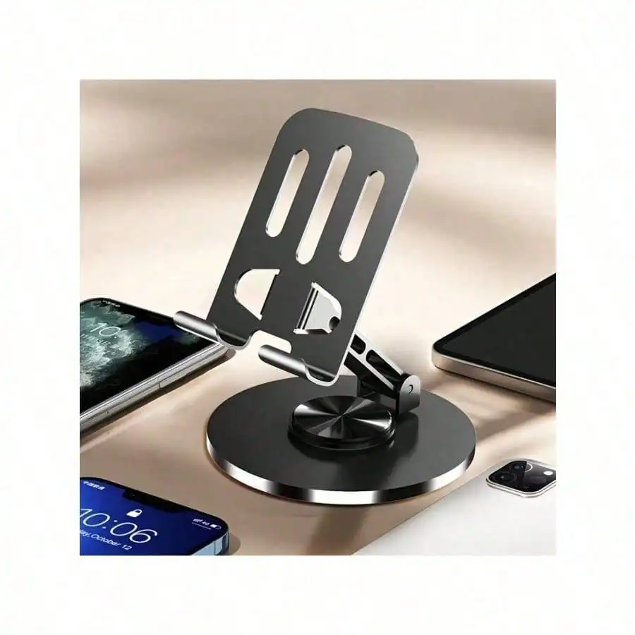 

All-Metal 360-Degree Rotating Pressure-Reducing Universal Stand, Suitable For Mobile Phones And Tablets - Suitable