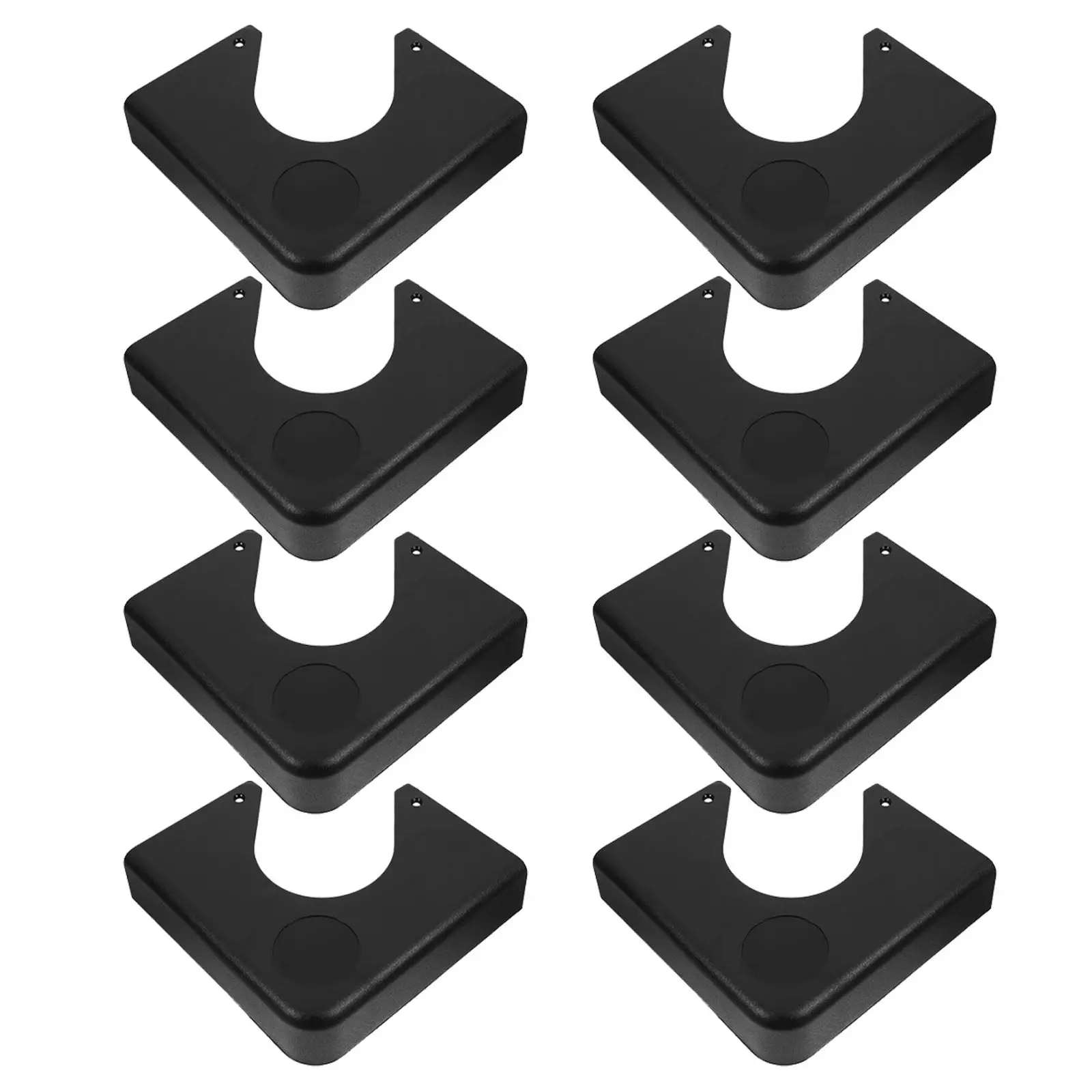 8Pcs Billiard Table Chrome Corner Guard Plates Pool Table Corner Protector Snooker Replacement Parts Hardware Accessories