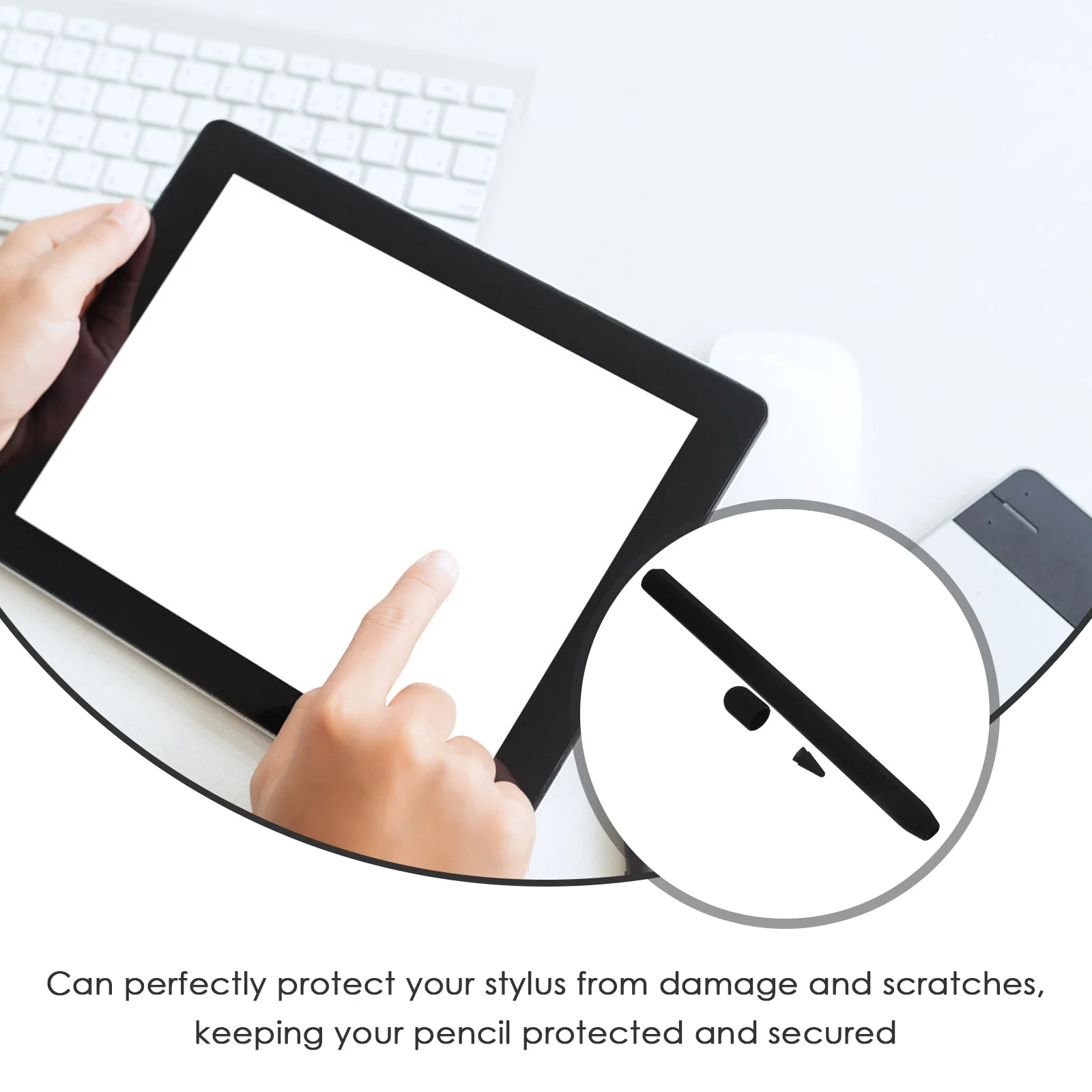 

1PC Stylus Pen Case Carrot Shape Anti Silicone Sleeve Protective Cover for Pencil Stylus Pencil2 Accessory Holder