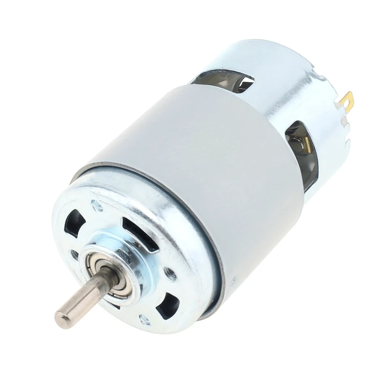

775 DC Motor 12V 24V 3000-12000 RPM High Torque Use for DIY Projects Hobbyist Toys Small Drills Motorization Mini Machines