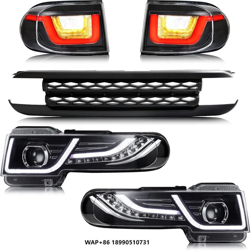 

For Alphard FJ Cruiser Car Grills Set Head Light & Tail Lamp
