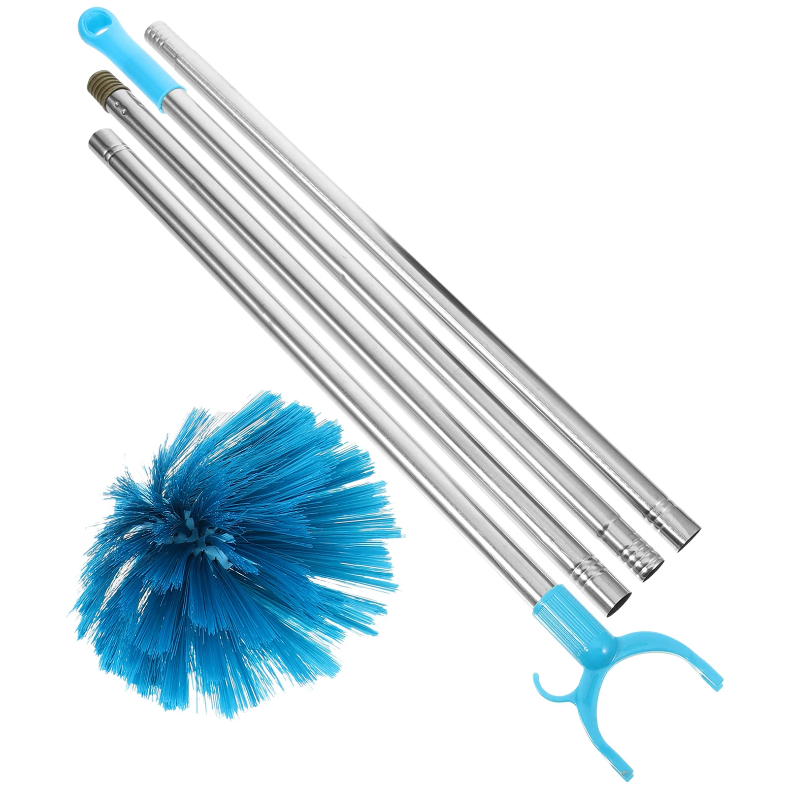 

Telescopic Dust Brush Duster with Extension Pole Cobweb Extender Spiderweb Ceiling Fan Extended Cleaning