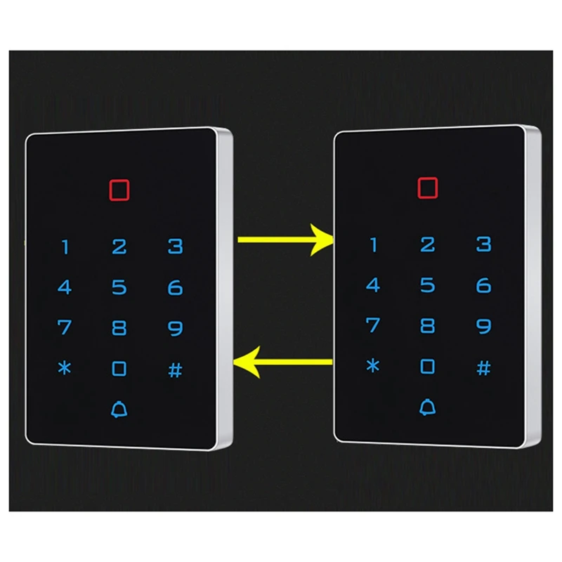 Smart Touch Password Lock Independent Access Control System Controller ID Card Swipe Button Unlocking Machine