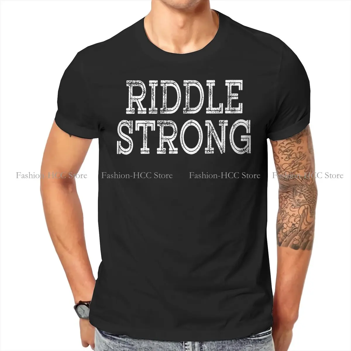 Hey Riddle Riddle TShirt for Men Riddle Strong Squad Family Reunion Last Name Humor Leisure Tee T Shirt High Quality New Design