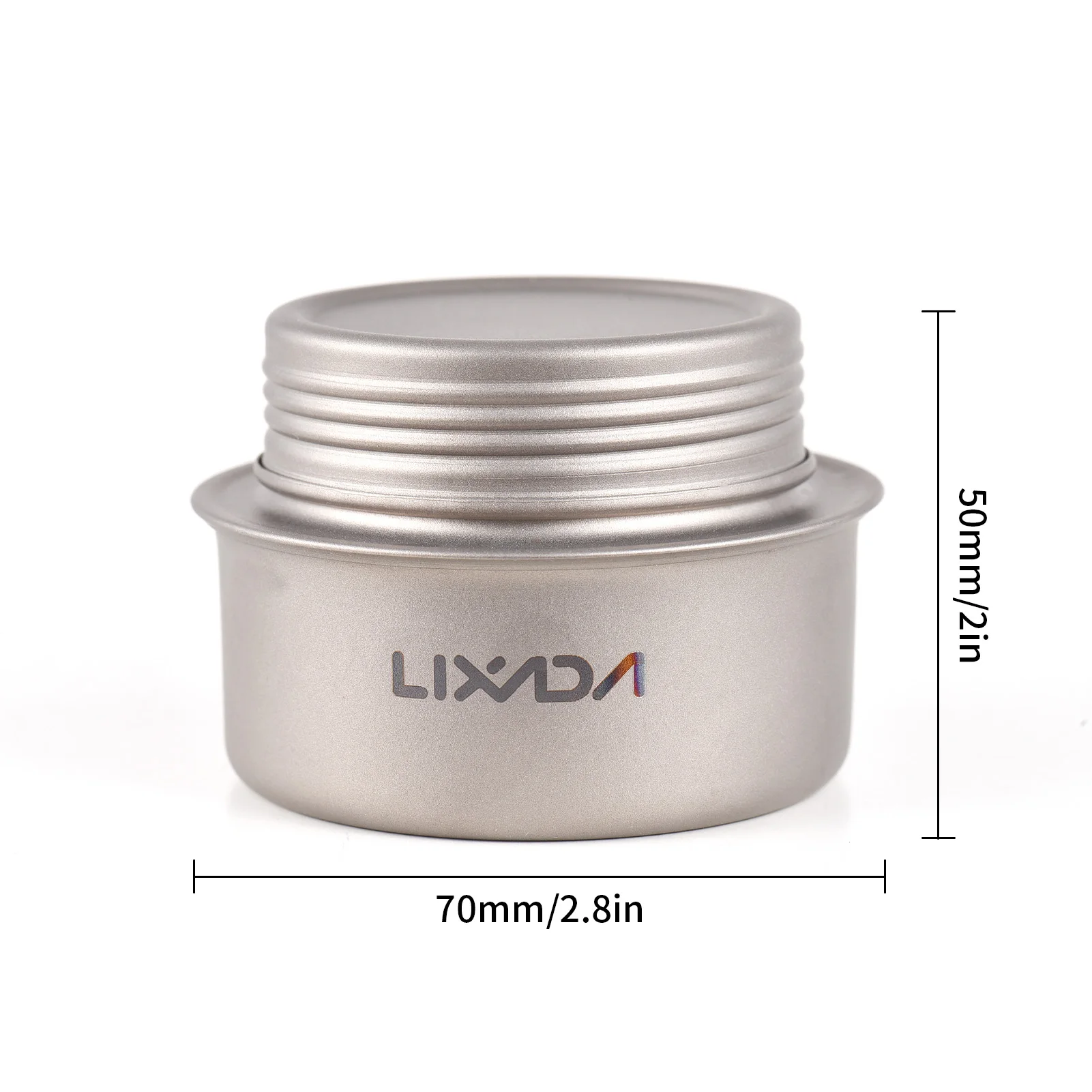 Portable Mini Backpacking Stove Lightweight Ti Alcohol Burner Efficient and Safe Camp Stove for Outdoor Activities Camping