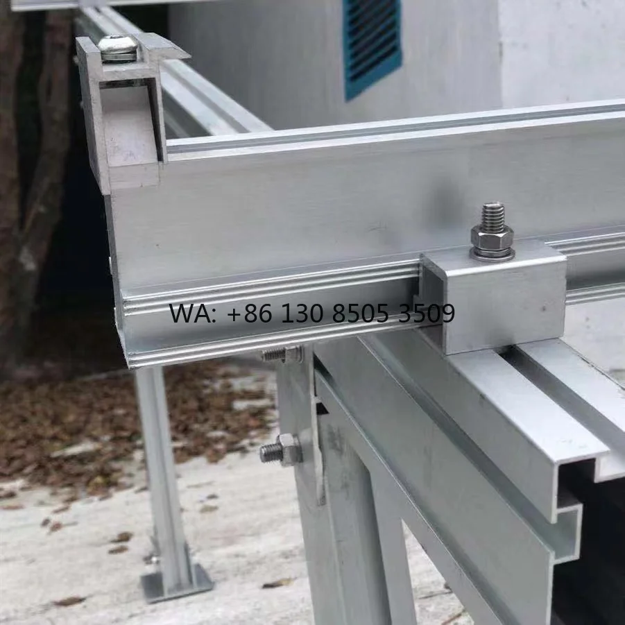 Trust Roof Rail Solar Mounting Structure Rail Solar Aluminum Bracket Support