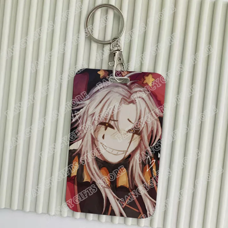 The Freak Circus Card Holder Keychains Holders Bank Bus ID Credit Cards Key Ring Chains