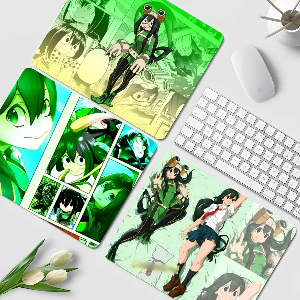 Tsuyu Asui My Hero Academia Top Quality Gamer DIY Cartoon Anime Gaming Pad Keyboard Mouse Mats Smooth Company Writing Desk Mats