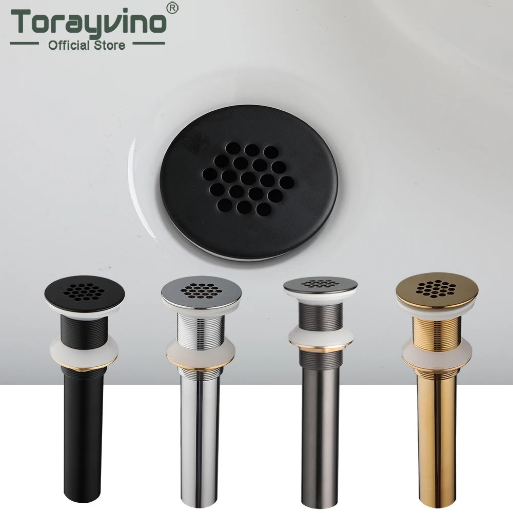 Torayvino Sink Anti-smell Drain Stopper Bath Fixture Deodorant Water Without Overflow Filter Floor Strainer Bathroom Accessories