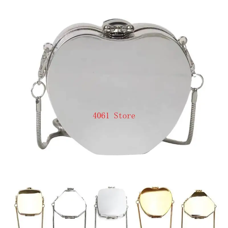Eye Catching Acrylic Makeup Holder Chain Shoulder Bag Convenient Crossbody Purse Evening Pack For Party Casual Use