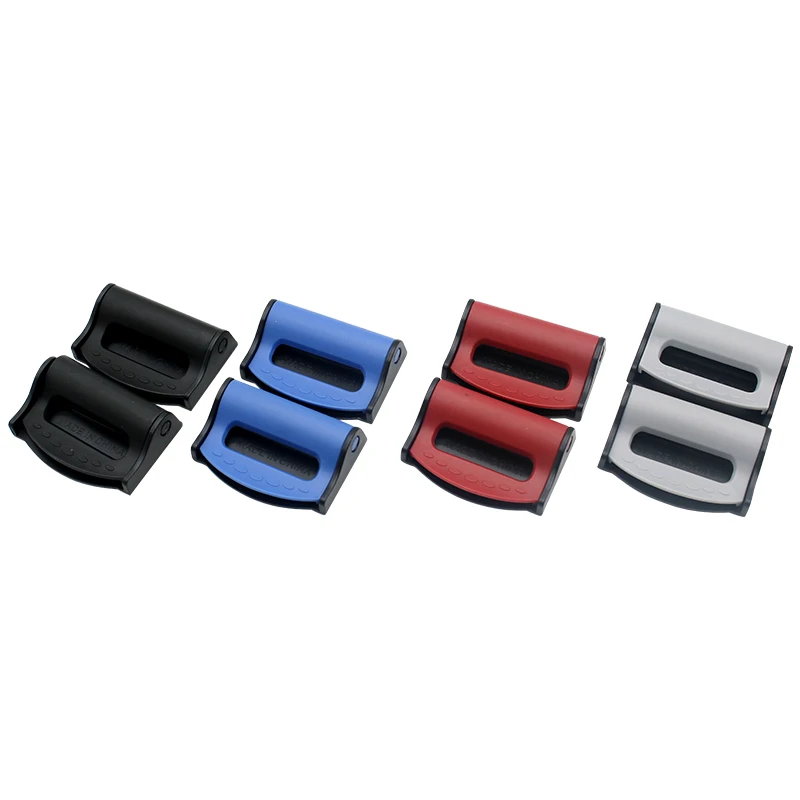 2PCS Car Safety Seat Belt Buckle Clip Seatbelt Stopper Adjuster Clip To Relax Shoulder Neck Car Strap Clips Car Accessories