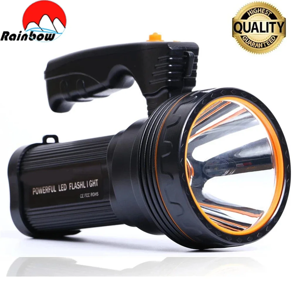 Rechargeable High Power Led Flashlights Portable Spotlight Ultra-long Lighting Distance Searchlight Waterproof Torch Light Lamp
