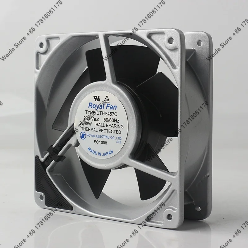 UTHS457C AC EC 230V Original ROYAL FAN 120X120X38MM 12038 120CM All-metal High-temperature Resistant Fan