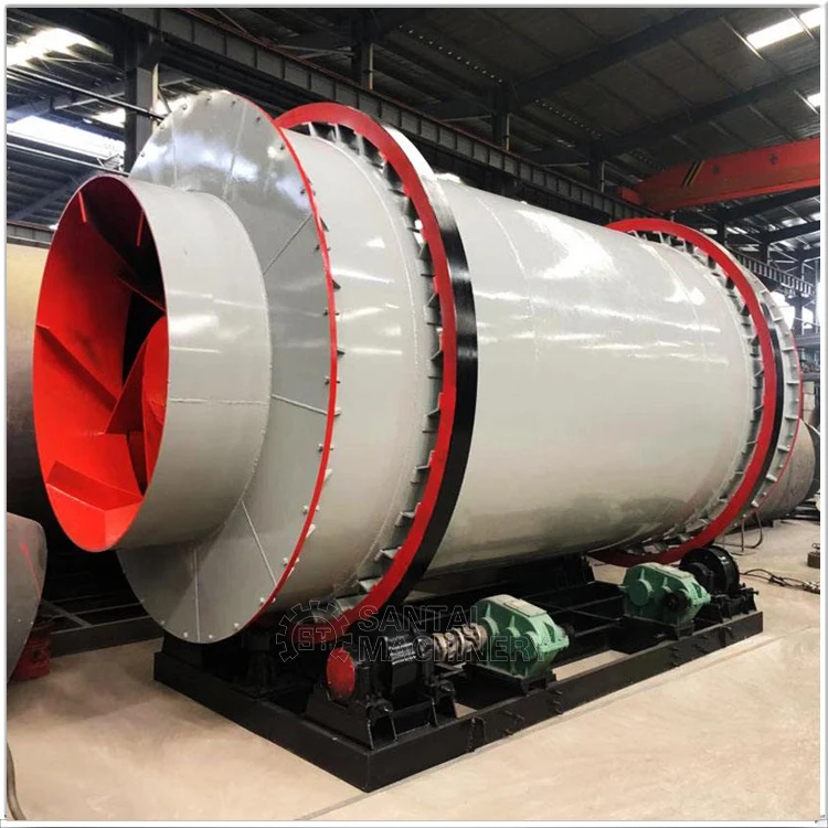 Hot Sale Natural Heated Dryer 3-5t/H Coal Sawdust Organic Granule Rotary Dryer