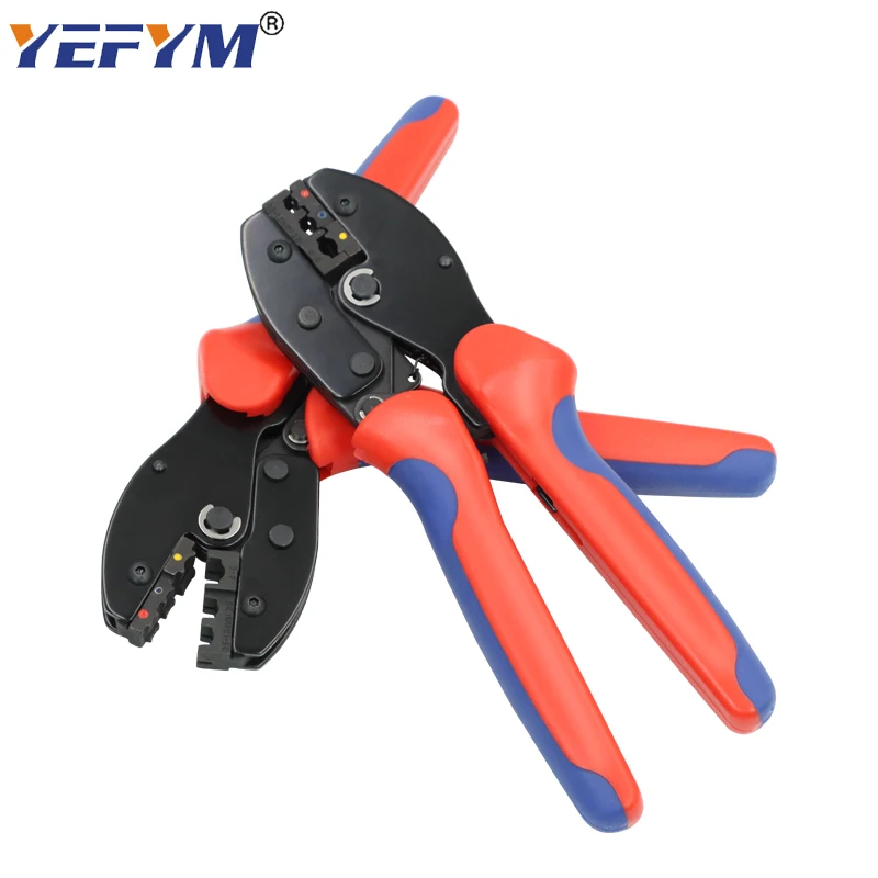 RV/SV/FDD/MDD Insulated Terminals & Connectors Crimping Tools LY-30J 22-10 AWG/0.5-6mm² Ratchet Electrical YEFYM Pliers