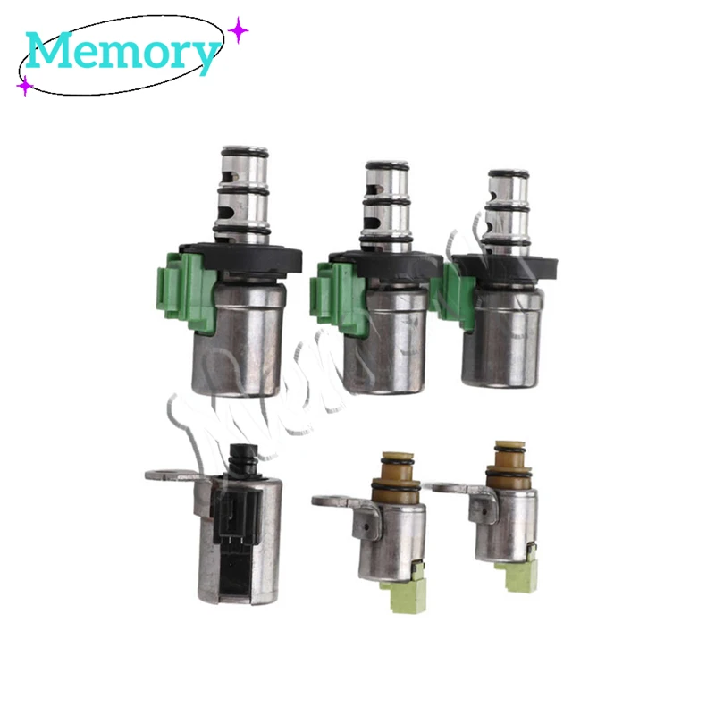 

6Pcs Transmission Valve Solenoid Shift 2 PWM 3 EPC 1 For Ford Fiesta/for-Mazda 4F27E D46950 D48421A 4F27E FN21-21-1F1