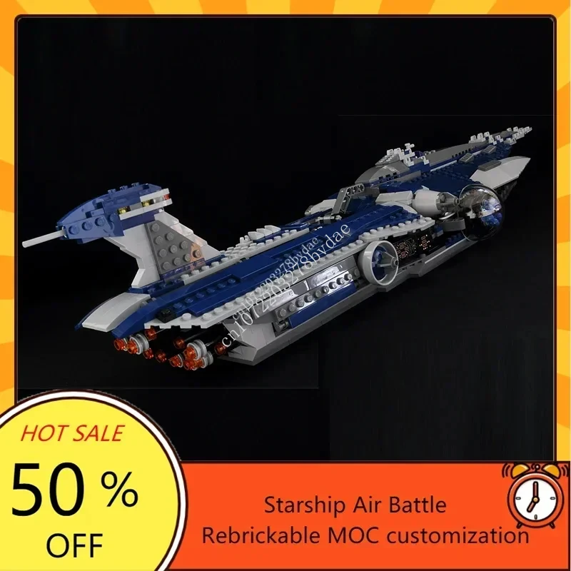 Star Plan MOC-9515 The Malevolence Fighter MOC SpaceShip Battle Model Building Blocks Architecture Education Assembly Model Toys