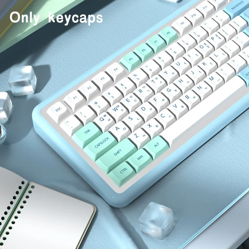 139 Key Iceberg Themed Keycaps Xda Cherry Profile Pbt Material Mechanical Game Keyboard Keycaps Japanese Korean German French