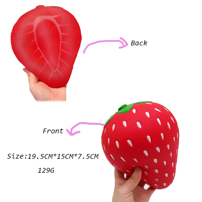 large squishy Anti-stress Giant Squishy Slow Rising Watermelon Squishy Cute Squishi PU Squishy Poo Toys Squeeze Squishes Toy