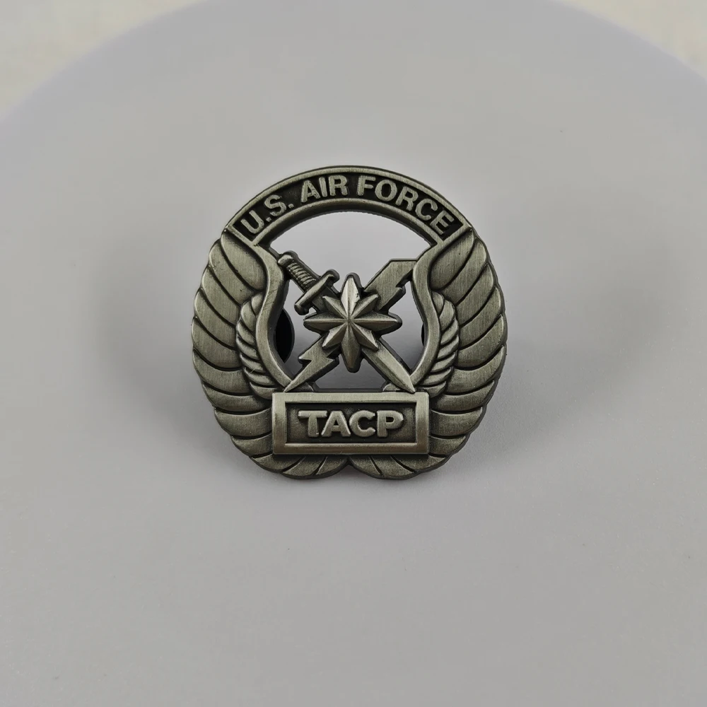 USAF TACP Metallbrosche U.S. Air Force Tactical Air Control Party-Abzeichen Militärflügel Anstecknadel Cosplay-Kostüm-Zubehör Geschenk – Detail 7