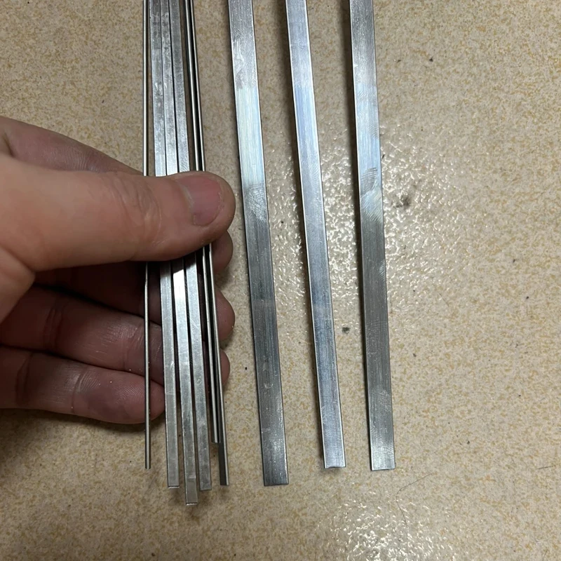 Stainless Steel Flat Bar Stock, 2mm Thick 2-15mm Width 500mm Length