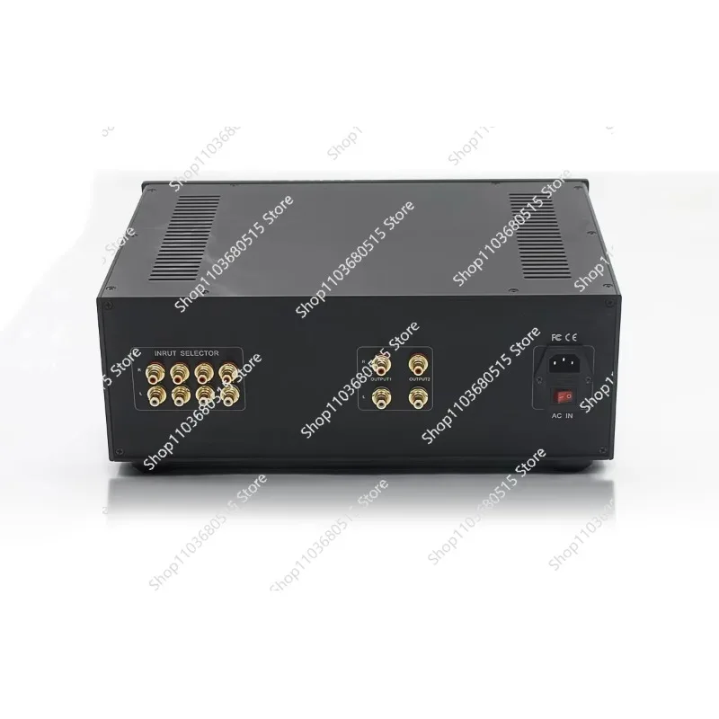 AE1 Stereo 6SN7 5Y3 Tube Preamplifier Remote Relay 1024 Steps HiFi Home Audio High Quality