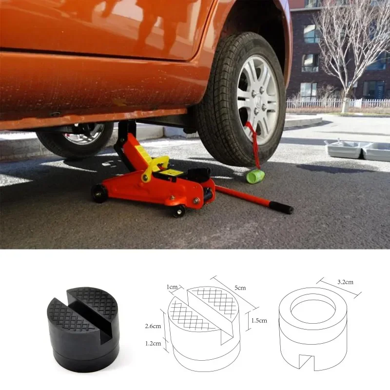 Floor Slotted Car Jack Lift Rubber Pad Frame Protector Adapter Ing Tool Pinch Weld Side Lifting Disk