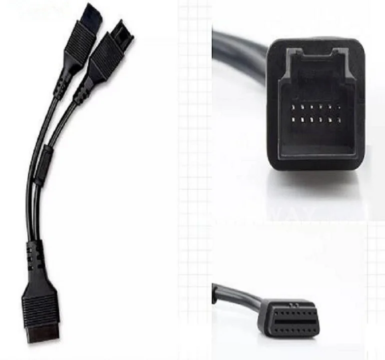 For Car Diagnostic New Chrysler 12+8 Pin  Ecu Interface Cable And Connectors