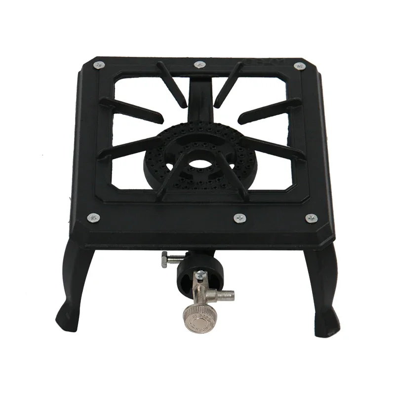 Liquefied Gas Cast Iron Fierce Fire Stove Natural Gas Electronic Ignition Low-Pressure Iron Plate Burning Gas Stove