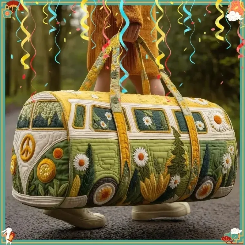 Travel bag Large capacity bag Original round bag Printed bag Bus bag New model