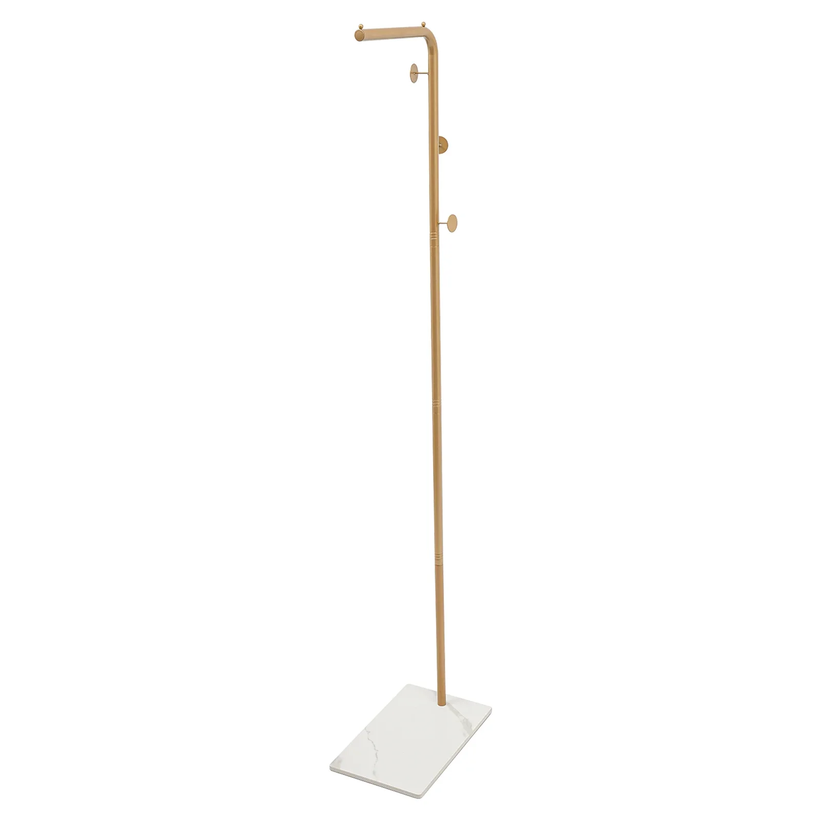 

Freestanding Coat Holder L-shape cloth rack 77.16lbs Load Capacity For Hanging Clothes, Bags, Scarves And Other Items