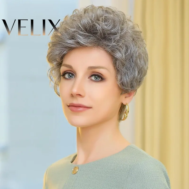 light-gray-color4-30-short-curly-straight-bangs-human-hair-full-machine-wig-6-inch-for-women-daily-use-party-wear-salon-styling