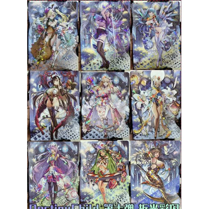 Anime Character Di Collection Kamanaki Sarana Kano Mikuna Kano Yosuba Laser Flash Card Boy Game Toys Christmas Birthday Gifts