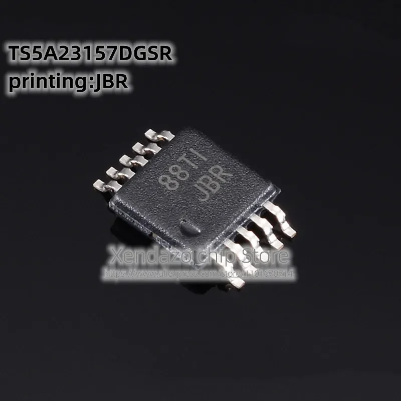 5pcs/lot TS5A23157DGSR TS5A23157 Silk screen printing JBR MSOP-10 package Original genuine Analog switch chip