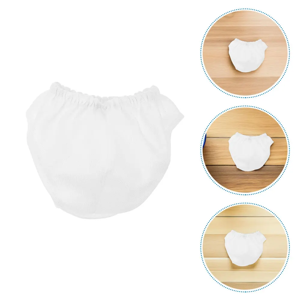 

12 Pcs Babydoll Clothes 18 Inch Underwear Pretend Play Accessories Miniature Diapers Dress Unique Style for Girls