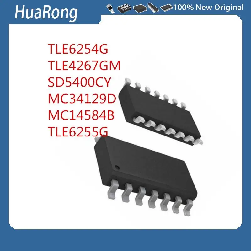 5pcs-lot-tle6254g-tle6254-2-tle4267gm-sd5400cy-sd5400-mc34129d-mc34129-mc14584b-tle6255g-tle6255gm-sop14