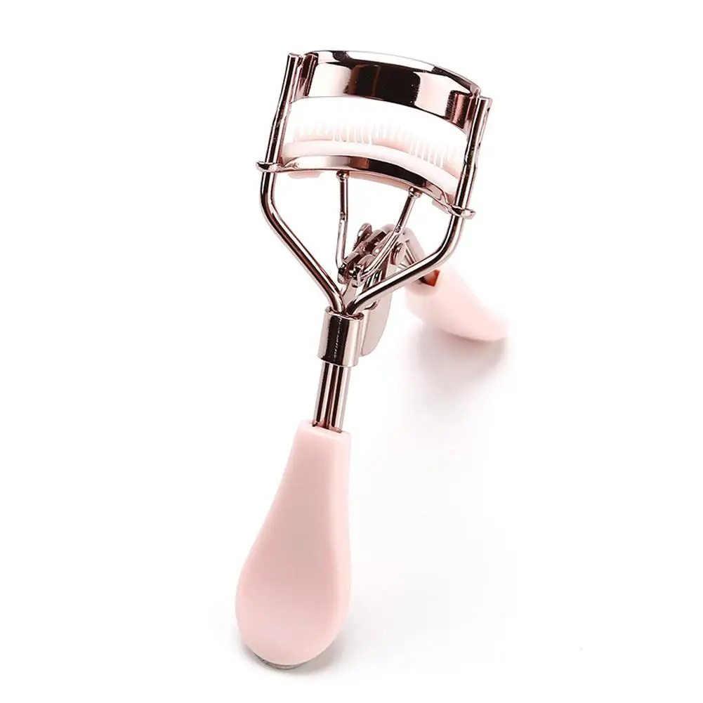 Professional Stainless Steel Eyelash Curler With Comb Eye Cosmetics Clip Curling Tools Makeup Eyelash Beauty Tweezers Natur C0a6