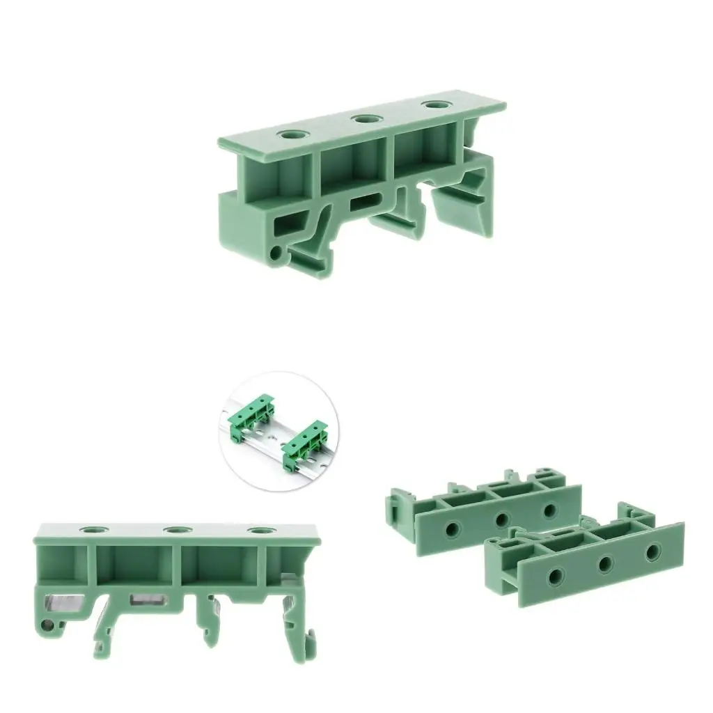 2pcs DRG-01 PCB Mounting Brackets For DIN 35mm Adapter Circuit Board Mounting Bracket Replacements Parts