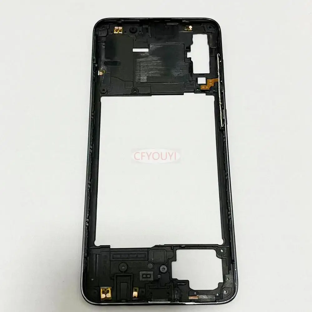 Back Housing Frame For Samsung Galaxy A70 SM-A705F A705 OEM New Middle Plate Frame Housing Repair Part (Plastic)