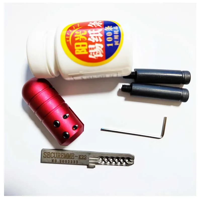 Hot Tin Folie Tool TinFoil SEQUENCE K22 SEQUENCE-K22 Safe Lock Pick Set Euro Europese Lock Opener Slotenmaker Gereedschap