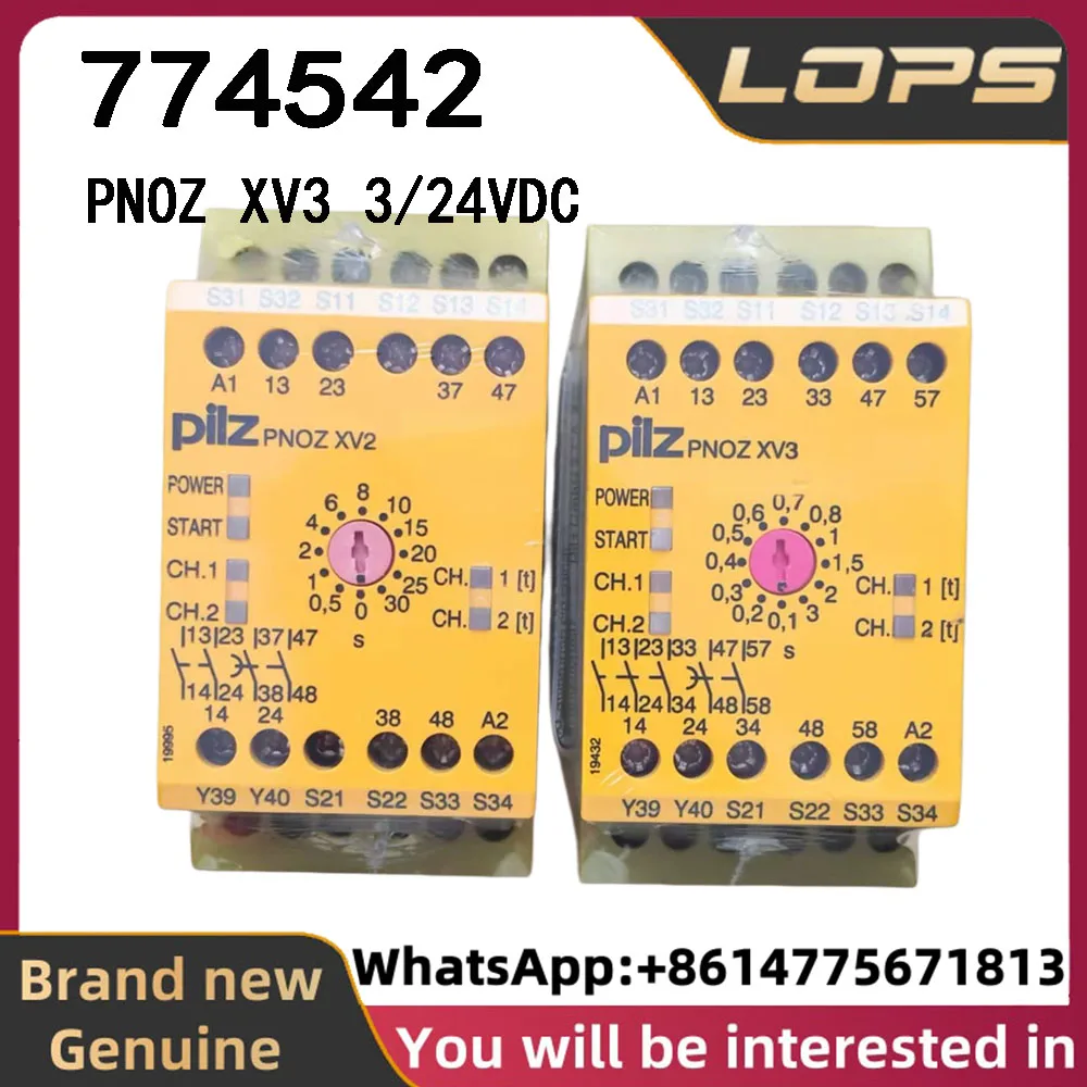 PNOZ XV3 3/24VDC Pilz 774542 safety relay, brand new original genuine, large quantity in stock, welcome to inquire