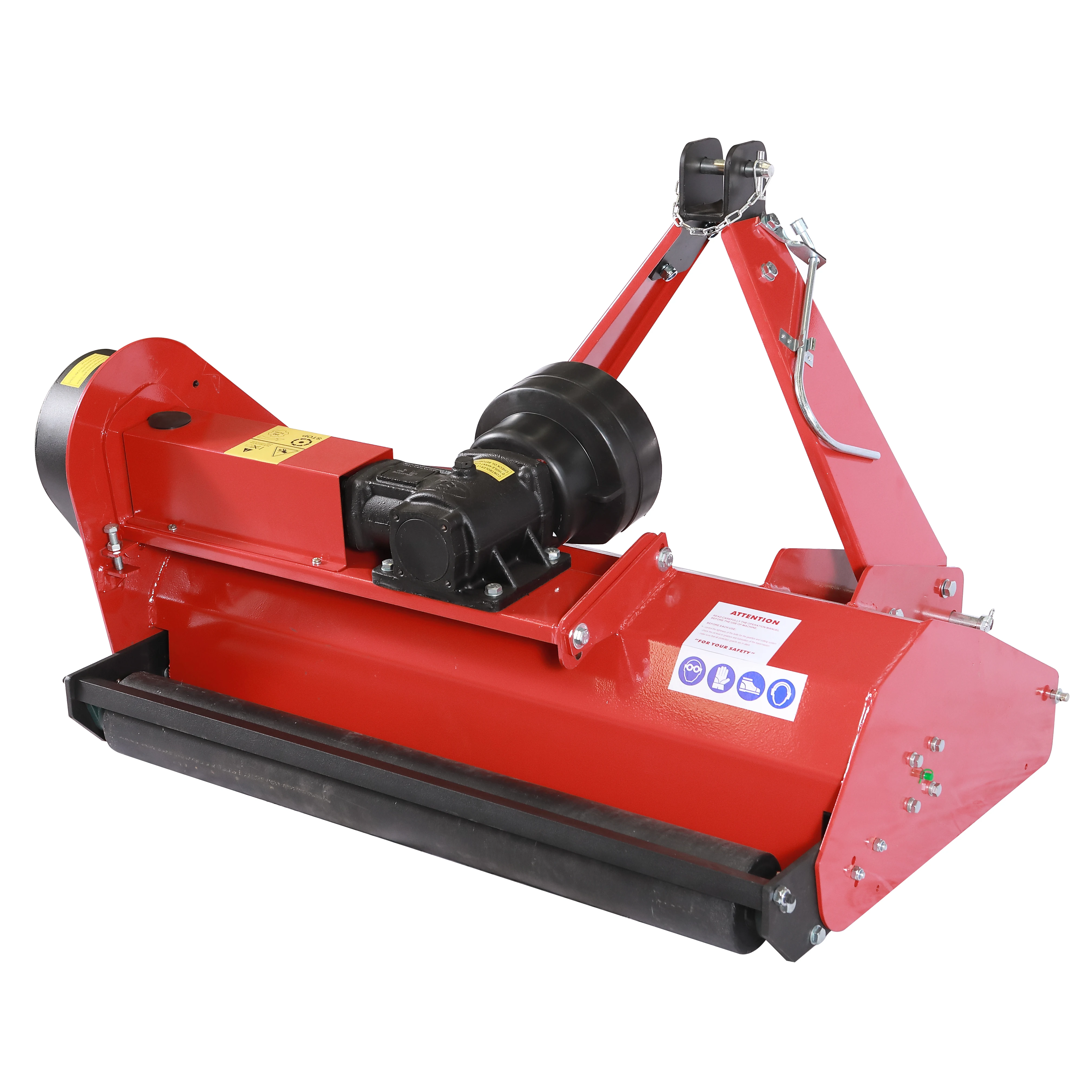 3 Point Pto Hitched Tractor Mower Mi-heavy Flail Mower With Double Blades