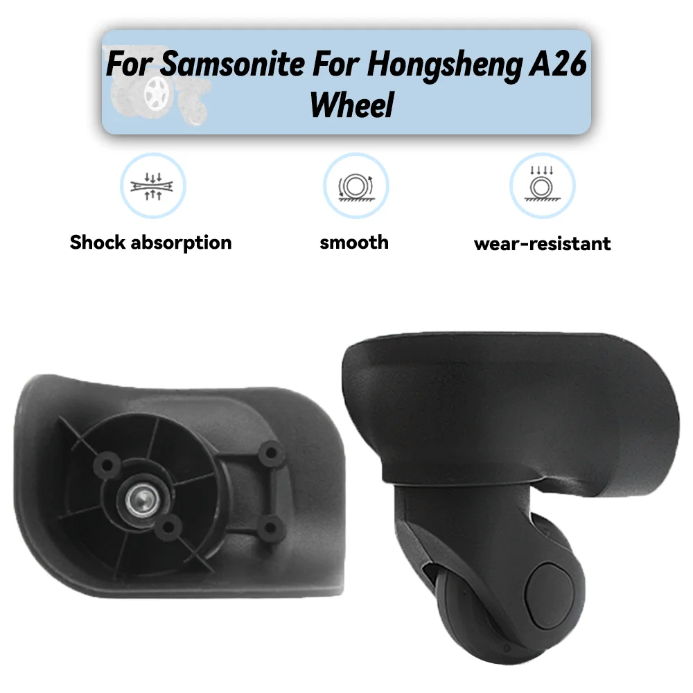 Suitable For Samsonite For Hongsheng A26 Universal Wheel Replacement Suitcase Rotating Smooth Silent Shock Absorbing Wheel