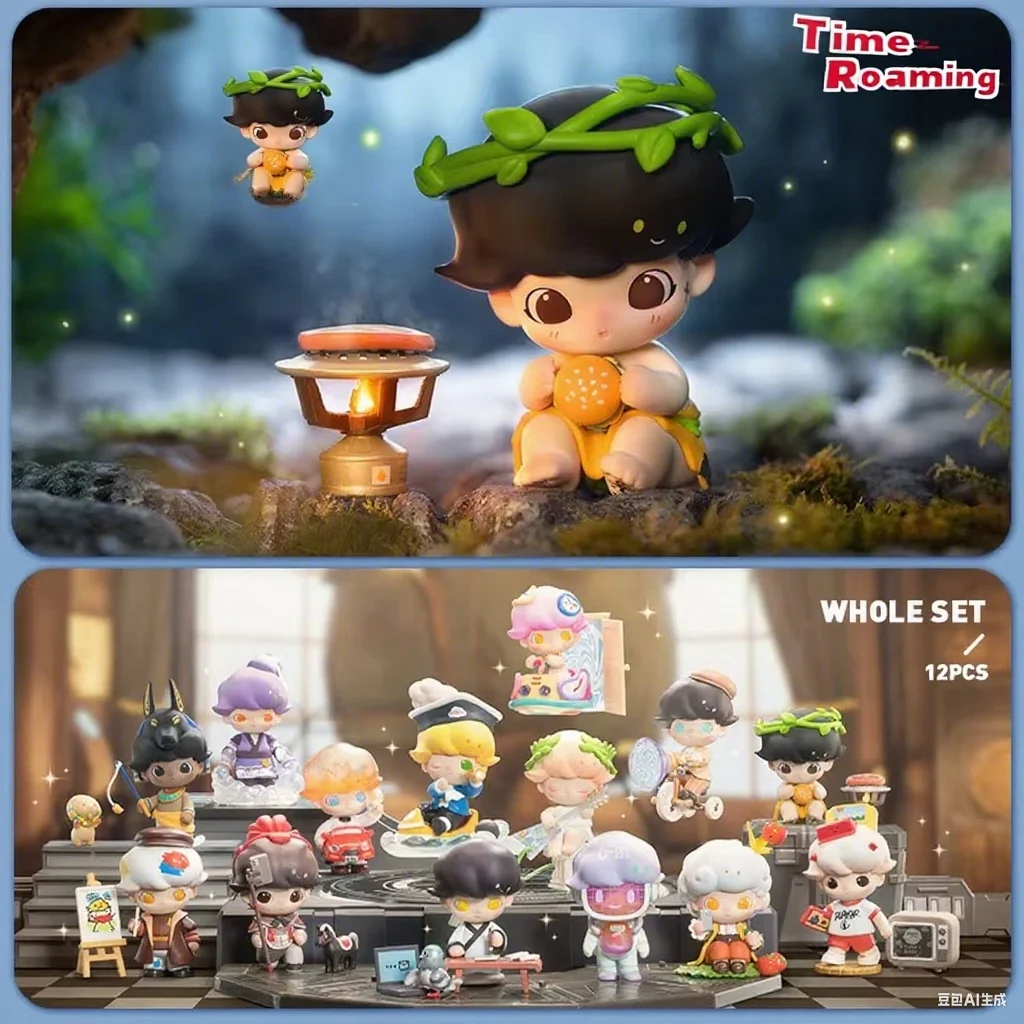 

Dimoo Time Roaming Series Blind Box Toys Mystery Box Mistery Figure Caja Surprise Box Kawaii Toys Model Birthday Gift