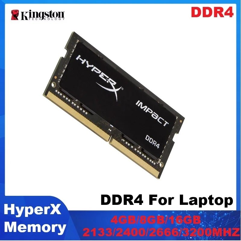 Hyperx FURY Impact DDR4 Memory LAPTOP RAM 4GB 8GB 16GB SODIMM RAM 2133MHz 2400MHz 2666MHz 3200MHz Sodimm PC4 Notebook Memoria
