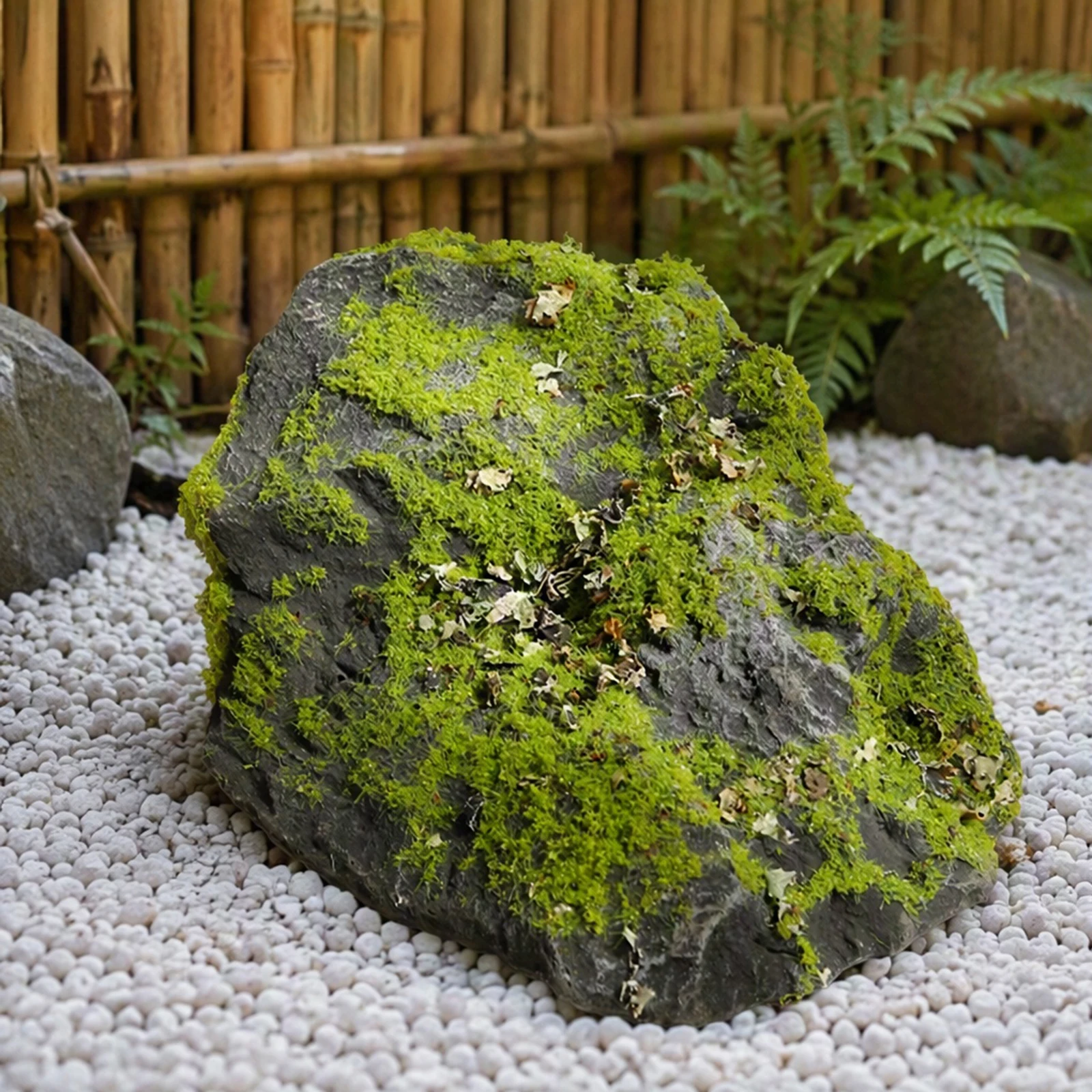 Lightweight Fake Stone Artificial Decor Faux Landscape Stone Outdoor Garden Bed Edging Realistic Boulder Display